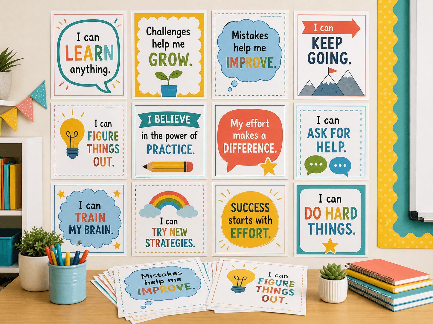 Growth Mindset Classroom Posters classroom resource preview